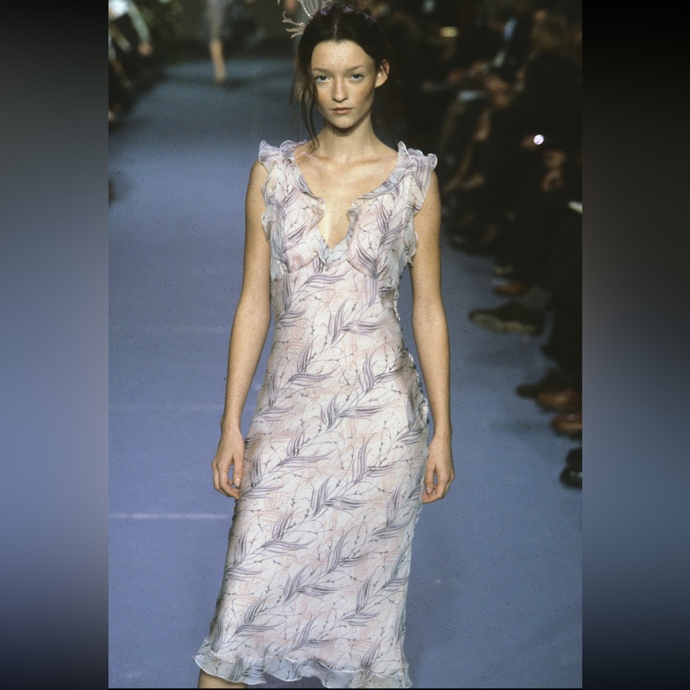 Chloe by Stella McCartney 1999 runway silk dress